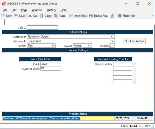 AP Check Run Approval Process 5 