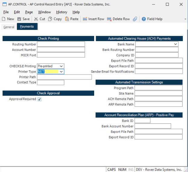 AP Check Run Approval Process 