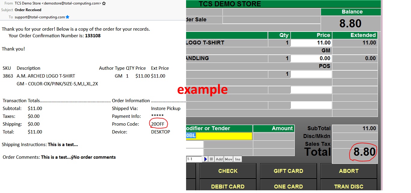 coupon web resume order