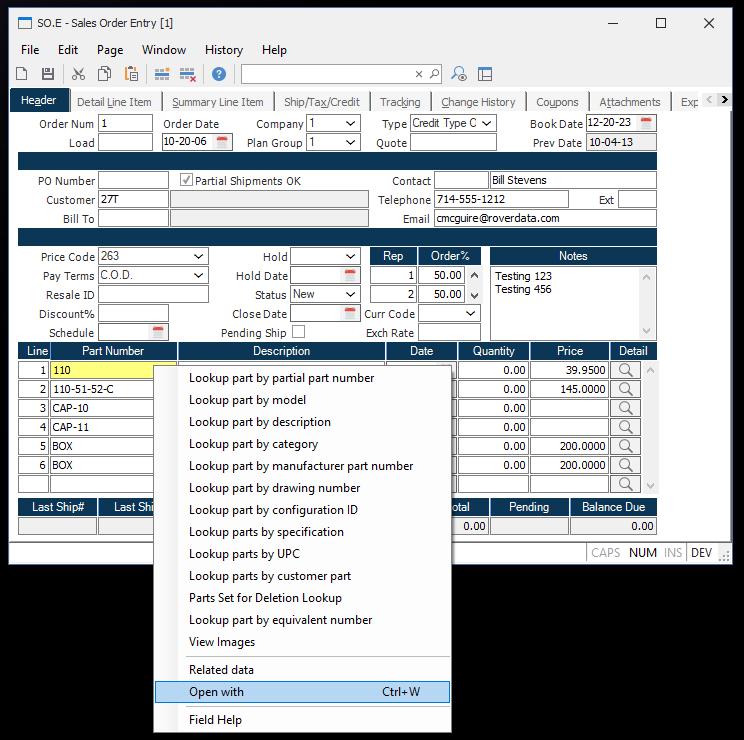 Selection Grid Search