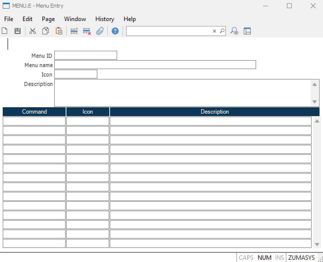 MENU.E Entry Form