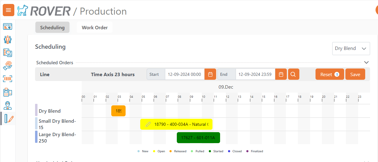 Gantt Chart Colors