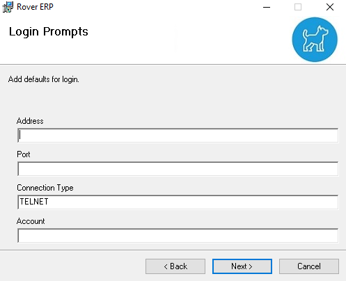 Login Prompts - Defaults